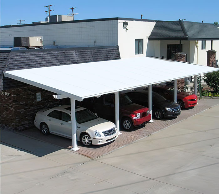 Pavilion, Studio Roof, Venetian Columns, White